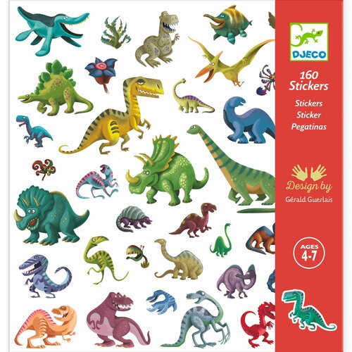 Djeco Stickers | Dino`s 4-7 jaar