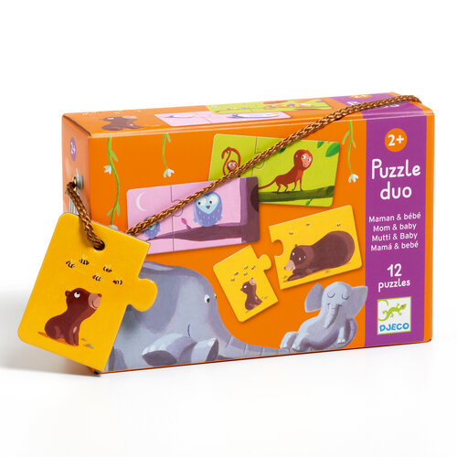 Djeco Duo Puzzel | Moeder en Kind 2+