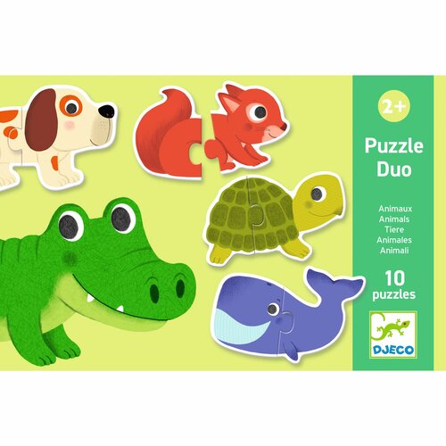 Djeco Duo Puzzel Dieren 2+