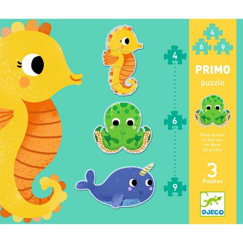 Djeco Primo Puzzel | In de zee 2+