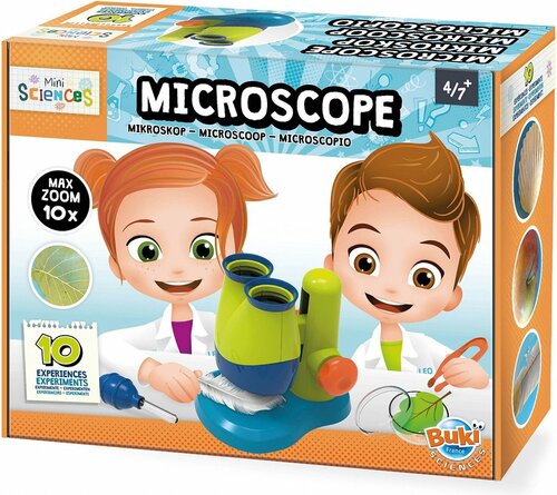 Buki Mini Sciences | Microscoop  10 Experimenten 4-7 jaar