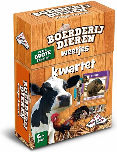 Identity Games Kwartet | Boerderijdieren Weetjes 6+