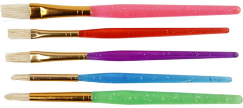 Colortime Kinderkwasten 5 stuks