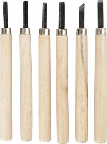 Creotime Houtsnijden Gutsen Set