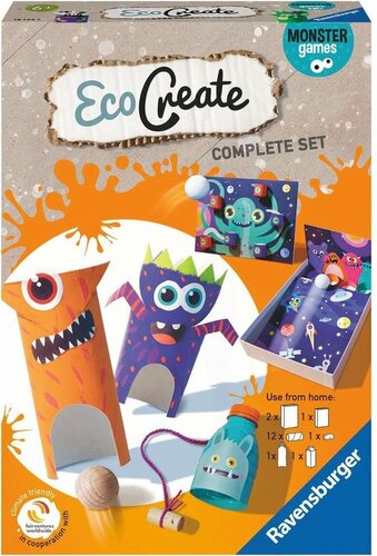 Ravensburger EcoCreate Midi Monster Games - Hobbypakket