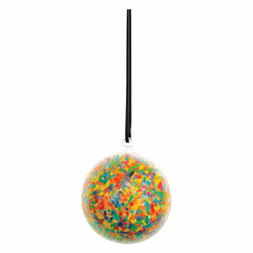 Colorations | Vulbaar Ornament Transparante Bal | Diameter 6.3cm