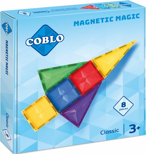 Coblo Classic 8st. Magnetisch speelgoed
