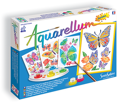 Aquarellum Junior Vlinders en Bloemen 6+