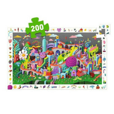 Djeco Puzzel Observation Crazy Town 6+