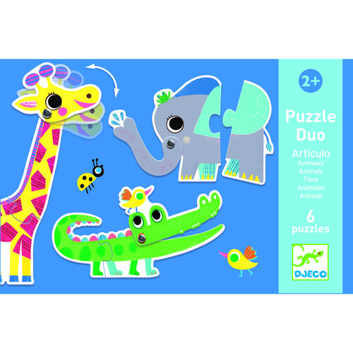 Djeco Puzzel Duo | Articulo Wilde Dieren | 2+