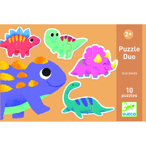 Djeco Puzzel Duo | Dino's  2+