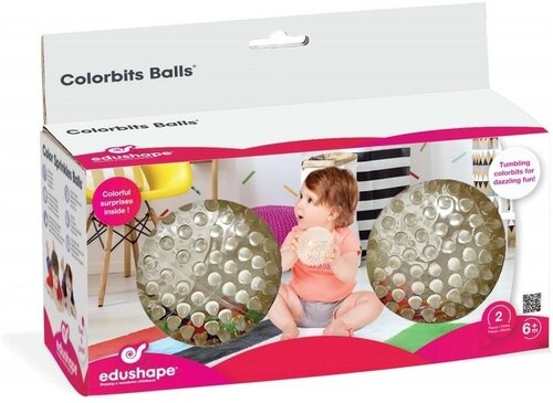 Edushape Sensory bal met kleurkraaltjes 