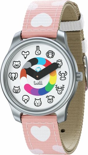 Kidywolf Twistiti Horloge Animals Hearts