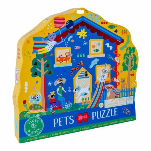 Floss & Rock Puzzel Huisdieren 80 stukjes