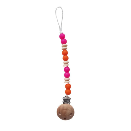 Chewies and More Speenketting Color Pop Hot Pink/ Orange