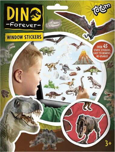 Raamstickers Dino Forever-45 Stickers
