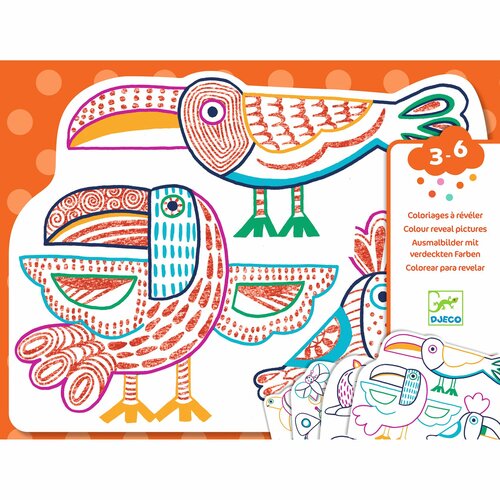 Djeco Kleuren - Dierenfamilies in het Wild 3-6jr
