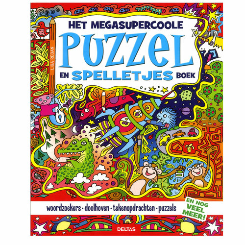 Deltas Het Supercoole Puzzel- en Spelletjesboek 5+