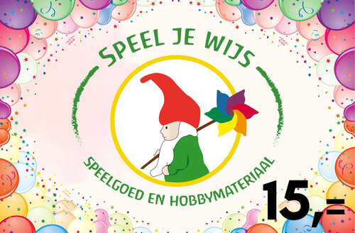  Cadeaubon Speel je Wijs | Vijftien Euro