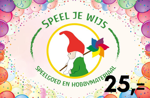  Cadeaubon Speel je Wijs | Vijfentwintig Euro