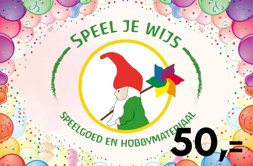  Cadeaubon Speel je Wijs | Vijftig Euro