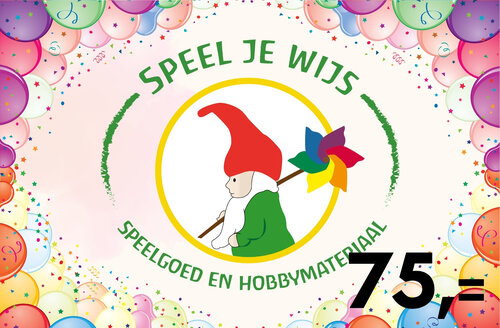  Cadeaubon Speel je Wijs | Vijfenzeventig Euro