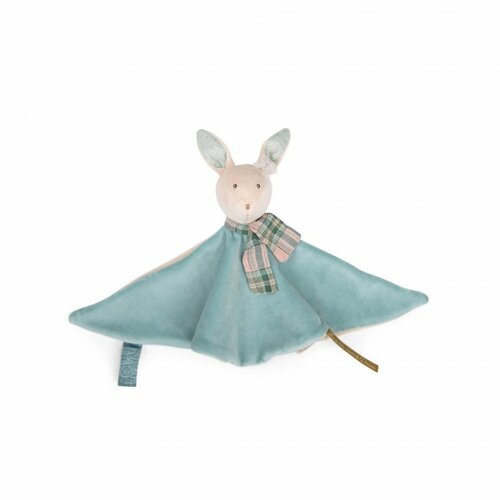 Moulin Roty Knuffeldoek Konijn Blauw "La petite école de Dance"
