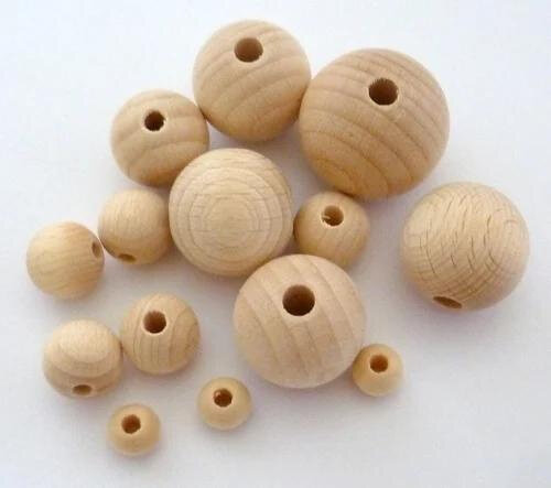 Houten Kraal 4mm - Zakje 135 stuks