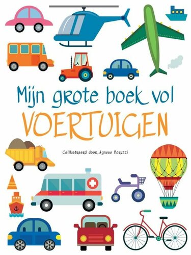 Rebo Mijn grote boek vol Voertuigen Kartonboek 4+