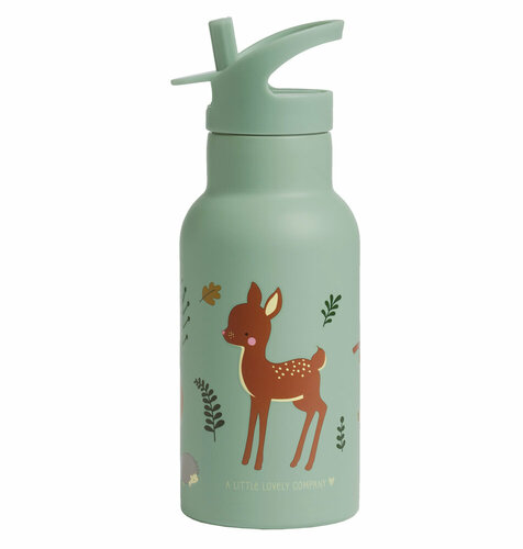 A Little Lovely Company RVS Drinkfles Forest Friends
