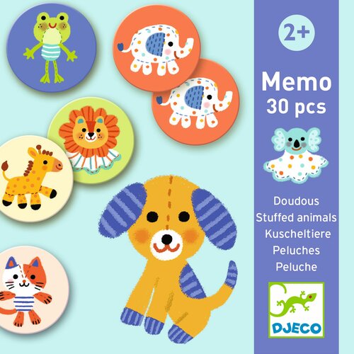Djeco Memory Knuffeldieren 2+