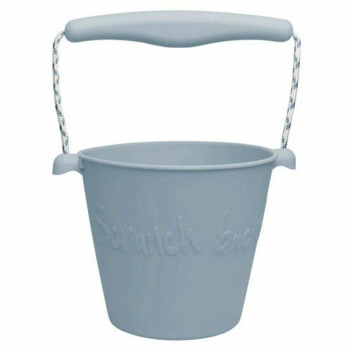Scrunch Bucket flexibele emmer Grijsblauw