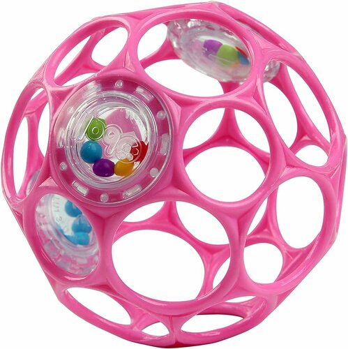 Oball | Rattle Easy Rammelaar Roze 0+