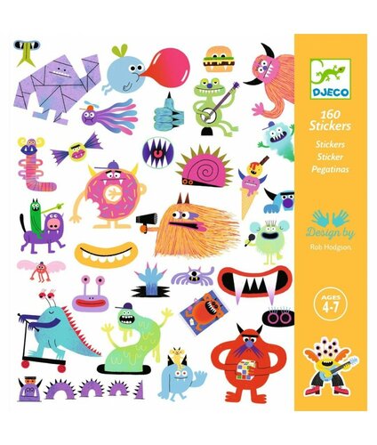 Djeco Stickers - Monsters