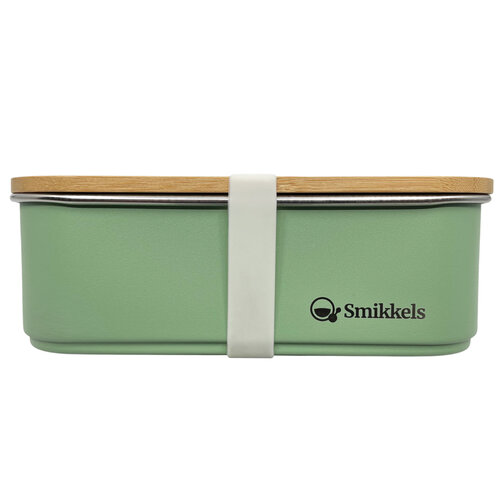 Smikkels Duurzame RVS Lunchbox Groen