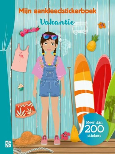 Ballon kids Vakantie Doeboek Mijn aankleedstickerboek 4+