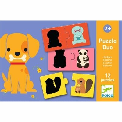 Djeco Puzzel Duo- Schaduwen 2+