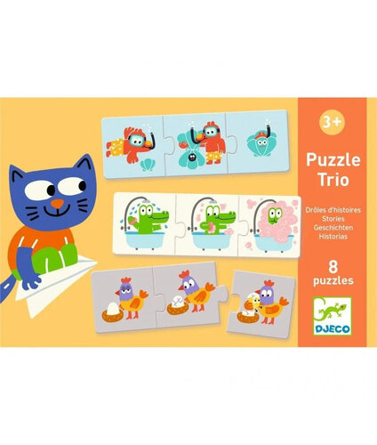Djeco Puzzel Trio Stories 3+