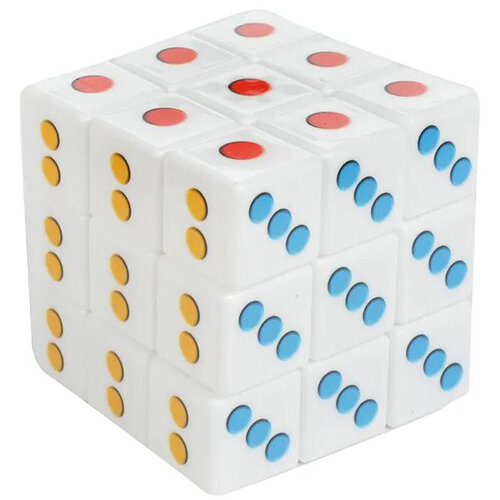 Magische puzzel kubus dobbelsteen