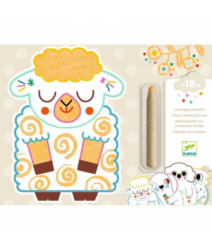 Djeco Kleuren - Bekende Dieren 18mnd+