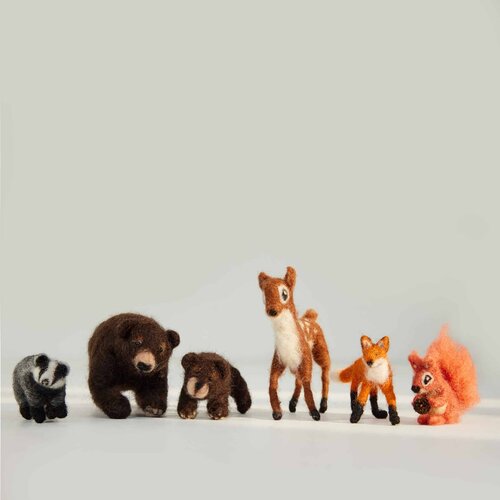 Meaningful Crafts - Naaldvilt Pakket Bosdieren