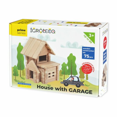 Igroteco Huis met garage 75 onderdelen