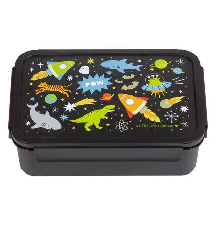 a Little Lovely Company Bento Lunchbox Galaxy