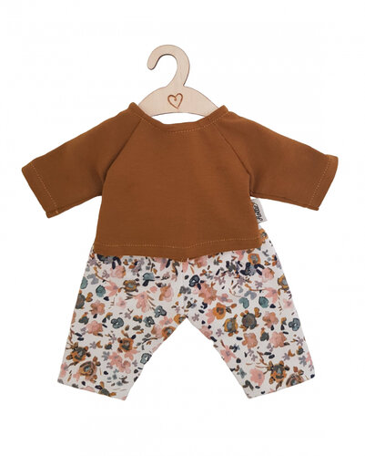 Hollie Poppenbroek en Shirt blue poppy 34cm