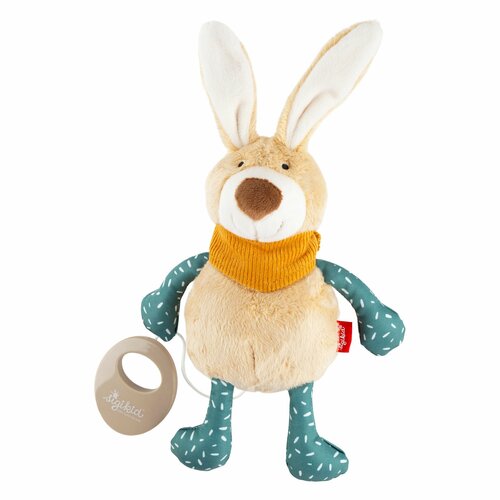 Sigikid Muziekknuffel Konijn Geel