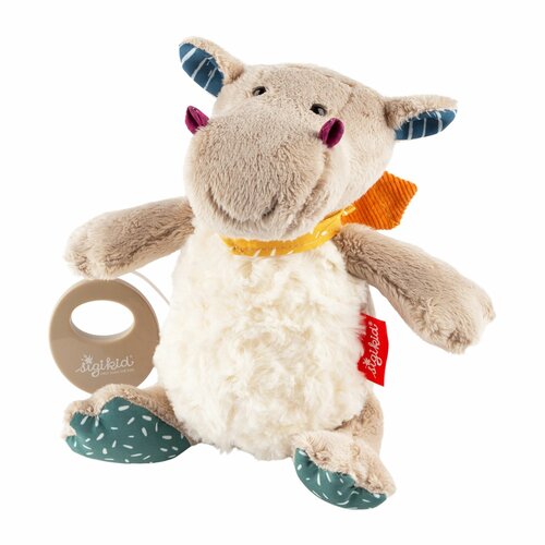 Sigikid Muziekknuffel Draak Geel