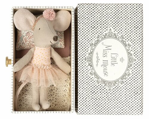 Maileg Ballerina Muis in Daybed - Kleine Zus