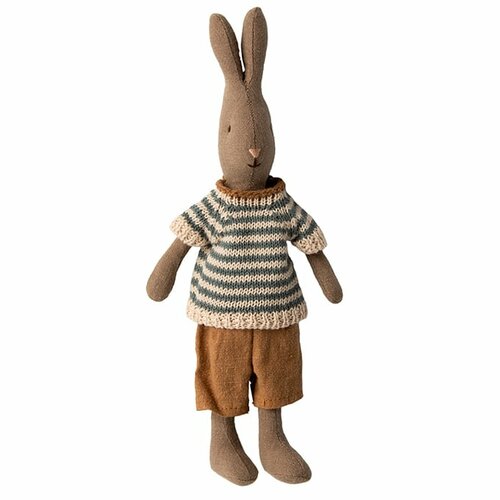 Maileg Konijn Maat 1, Bruin - Shirt and shorts, 24 cm