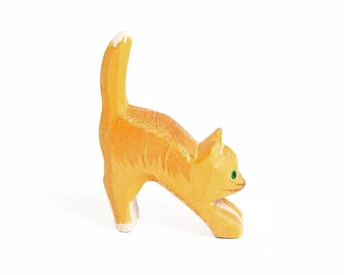 Ostheimer Kat Klein hoofd omlaag Ostheimer Kat Klein hoofd omlaag