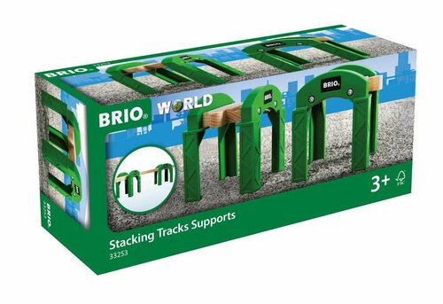 Brio Groene Spoorbrug Pijlers 